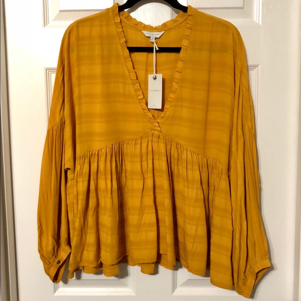 NWT Lucky Brand BOHO blouse - Perfect for Fall!